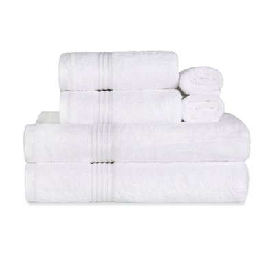 Oleg Egyptian-Quality Cotton Towel, 6 Piece Set