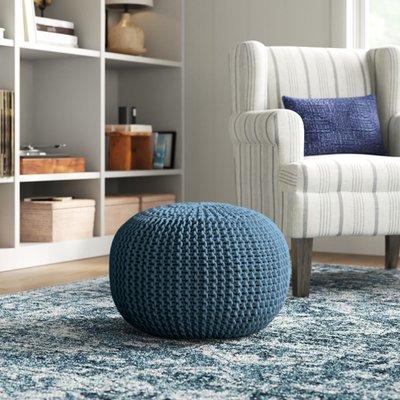 Kylie Outdoor Ottoman With Cushion