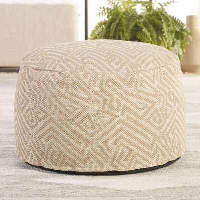 Arignote Outdoor Ottoman with Sunbrella Cushion