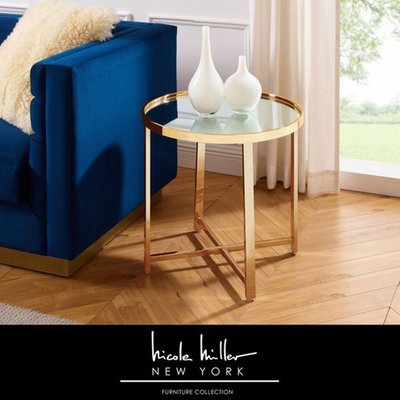 Nicole Miller Clarity End Table