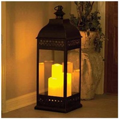 San Nicola Triple Led Candle Lantern