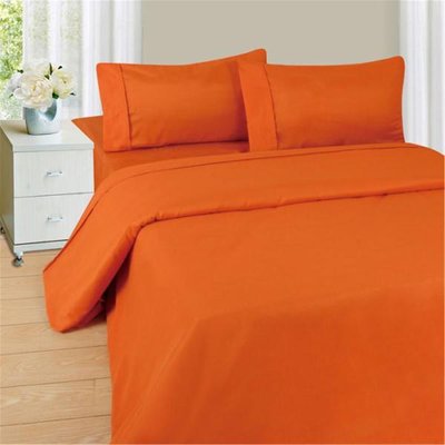 Lavish Home Series   Piece Queen Sheet Set  Rust