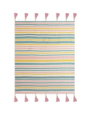 Lr Home Striped Throw Blanket