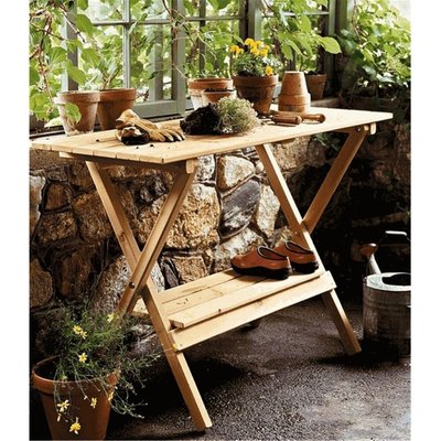 Simple Pottg Bench  Console Table
