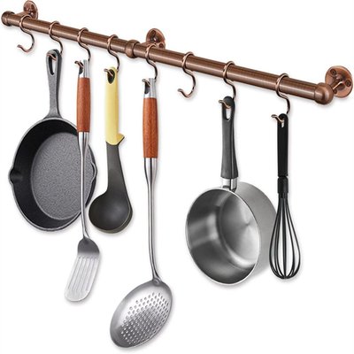 Daquann Metal Straight Wall Mounted Pot Rack