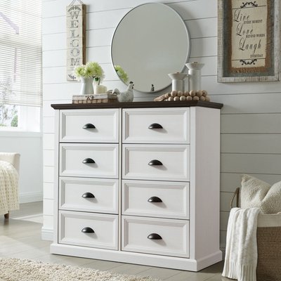 Mumbi 8 Drawer 42" W Double Dresser