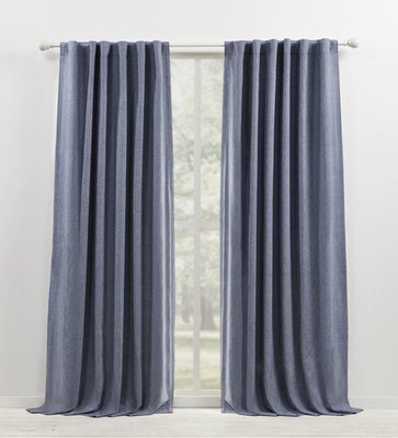 Sallie Blackout Cotton/linen Blend Curtain