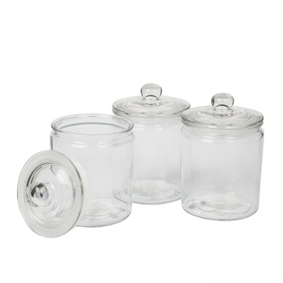 Vintage Storage Jars Glass Canister