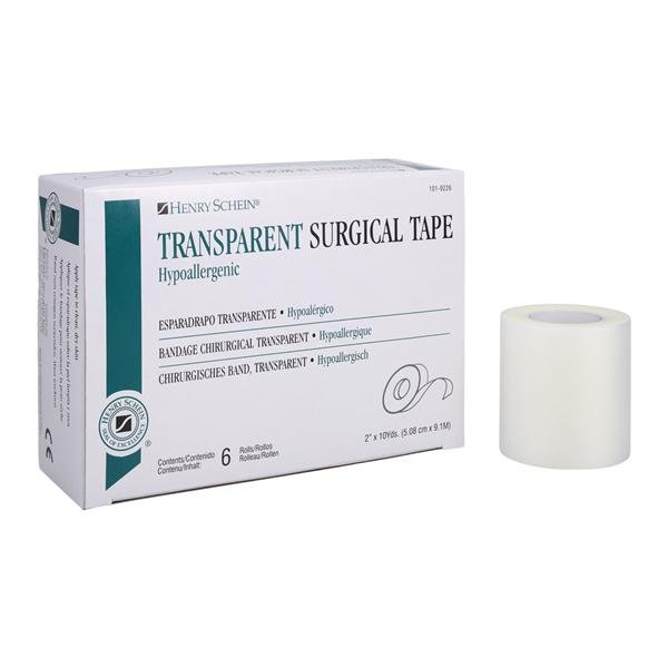 Surgical Tape Transparent 2" x 10Yds - 6/Box