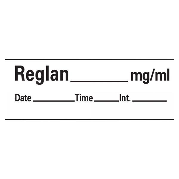 Reglan Labels,  White- 333/Roll