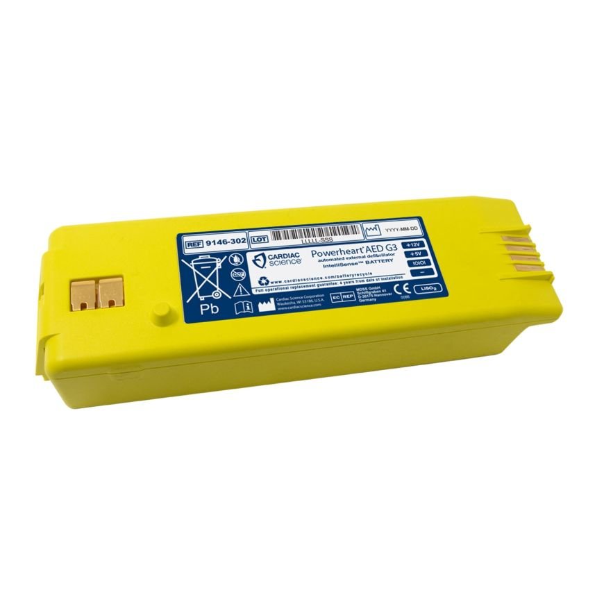 AED Powerheart G3 Battery Yellow for 9300 & 9390 Series