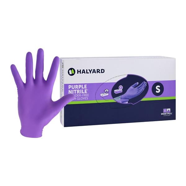 Purple Nitrile® Exam Glove 9-1/2" Long,  Small , Non Sterile, Powder Free