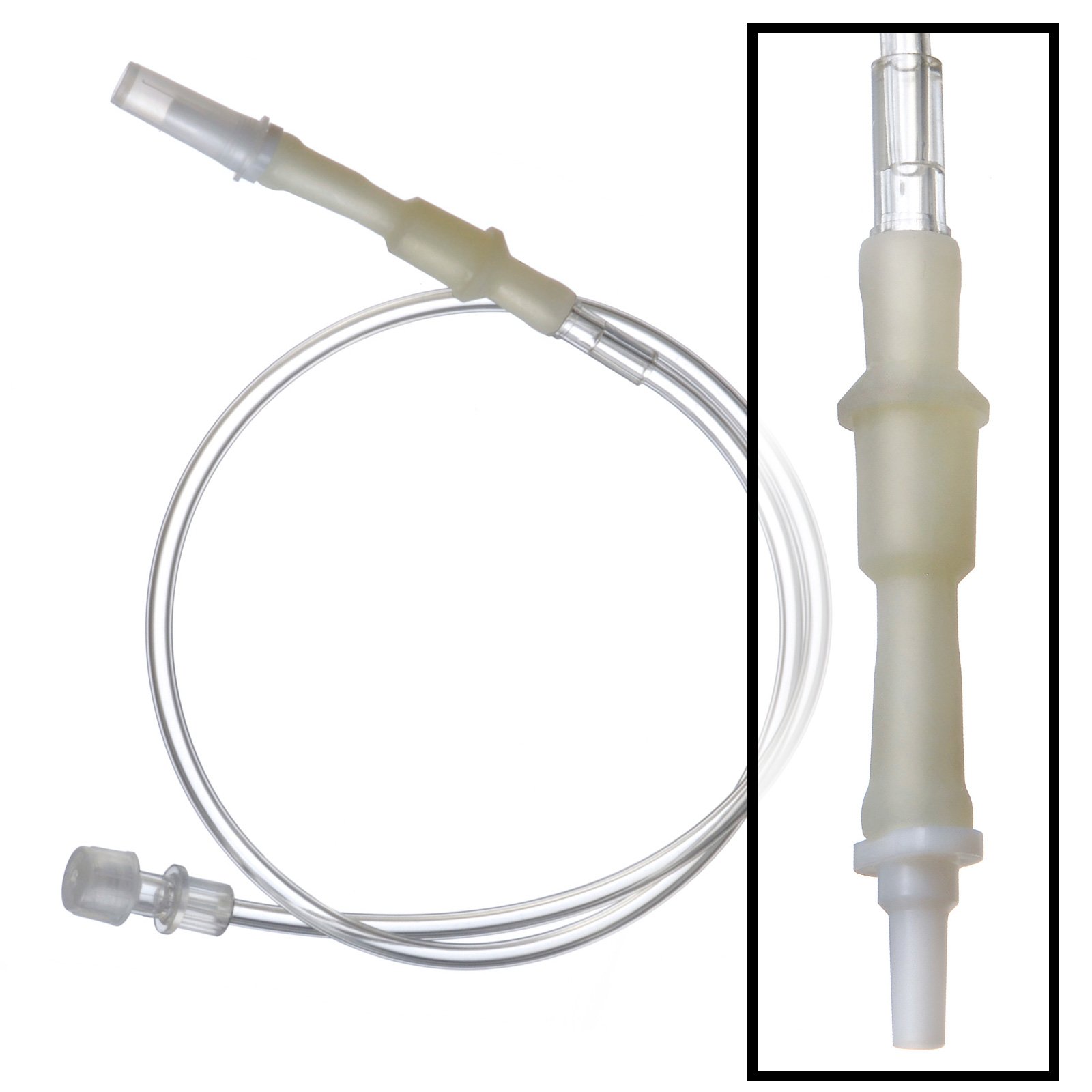 IV Extension Tubing  20" Flashbulb Injection Site- 100/Case