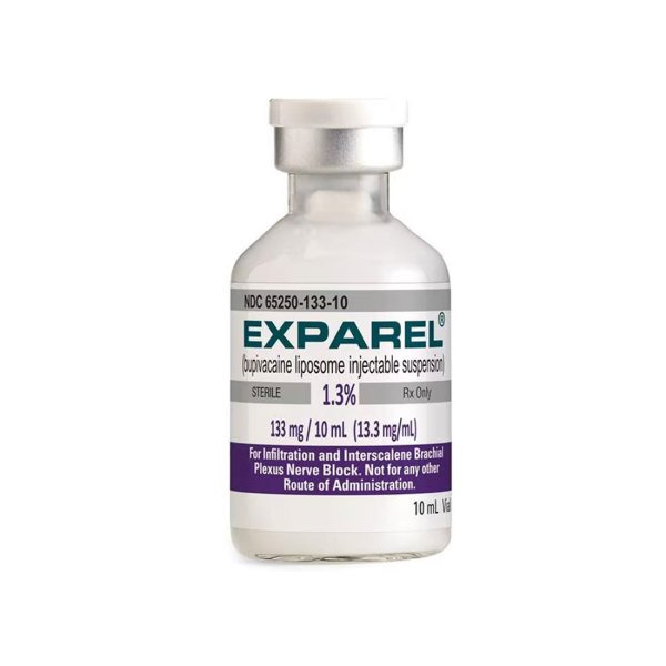 Exparel Injection 1.3% 133mg/vl Preservative Free Vial 10mL -4/Box