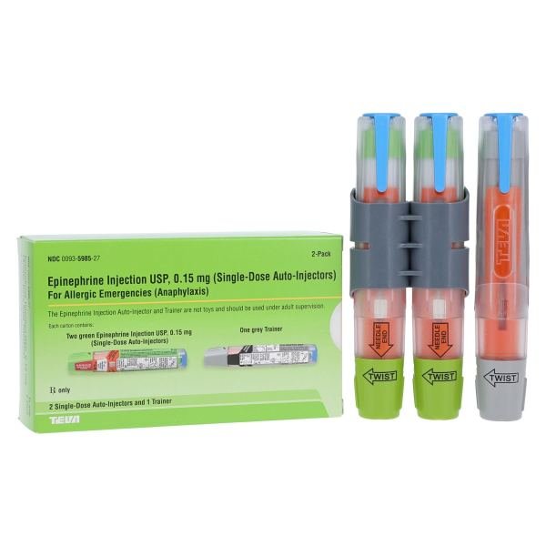 Teva Epinephrine Auto-Injector 0.15mg similar to EpiPen