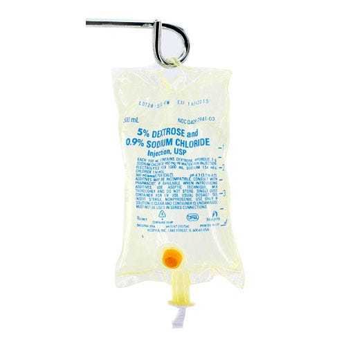 Dextrose 5% Sodium Chloride .9%, 500ml bag