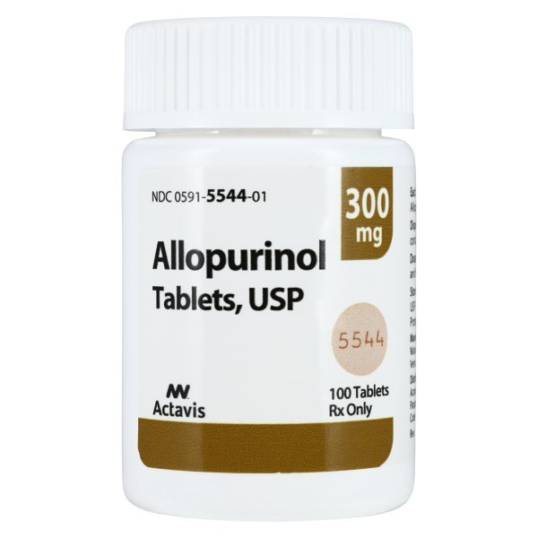 Allopurinol Tablets 300mg Bottle -100/Bottle