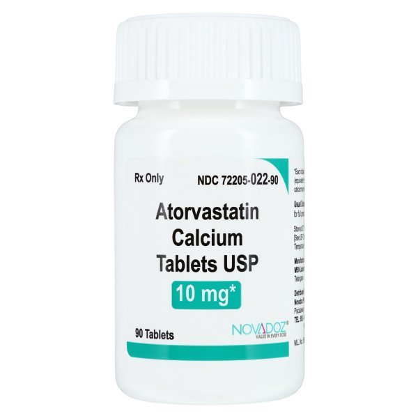 Atorvastatin Calcium Tablets 10mg Bottle -90/Bottle