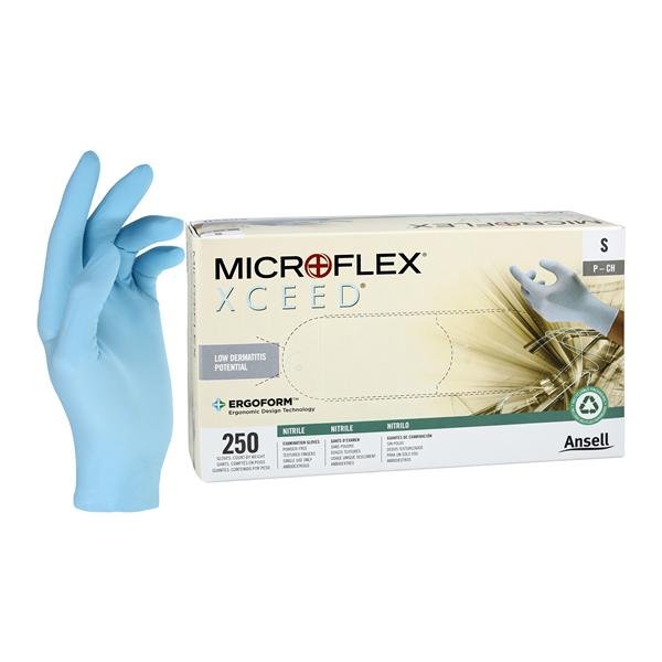 XCEED® Nitrile Exam Glove Small, Blue, NS