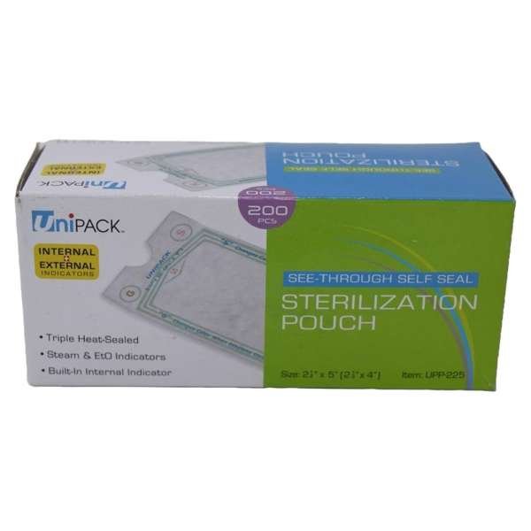 See-Through Self Seal Sterilization Pouch, 2-1/4" x 5" 