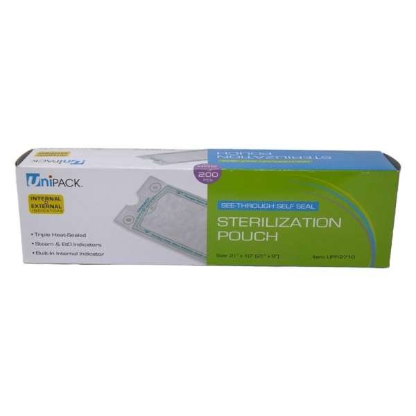 See-Through Self Seal Sterilization Pouch, 2-3/4" x 10"