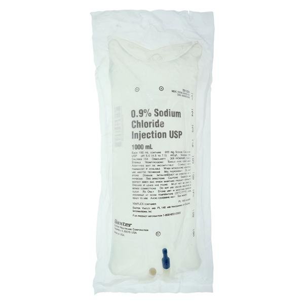 Each- Sodium Chloride 0.9%, 1000ml Bag