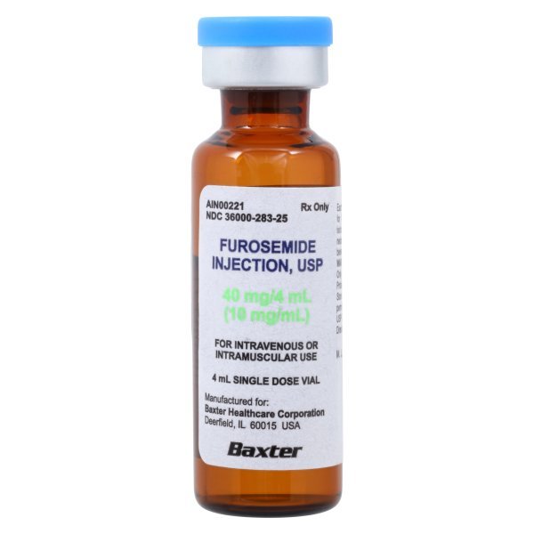 Furosemide 10mg/ml 4ml Single Dose Vial