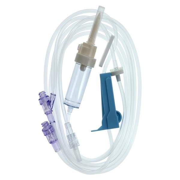 IV Set 15drp/ml 110" w/2 Needle-Free Y Sites -50/Case