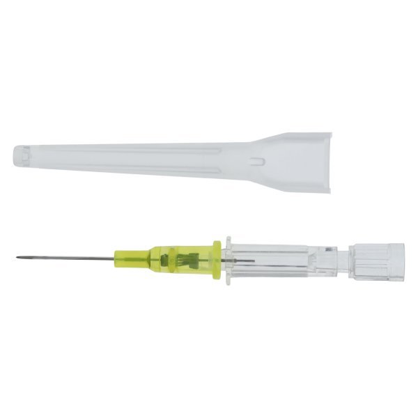 Each- Introcan® Safety IV Catheter 24G x 3/4" Straight Polyurethane