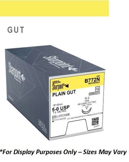 Look Plain Gut Sutures, 6-0, CP-1, 18"