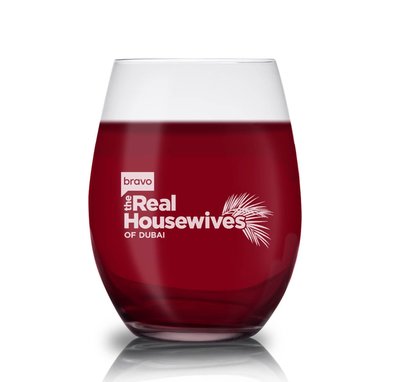 The Real Housewives of Dubai Stemless Wine Glass