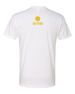 Real As F**k T-shirt - White