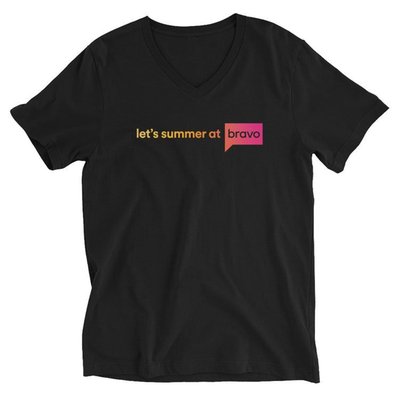 Lets Summer At Bravo V-neck T-shirt