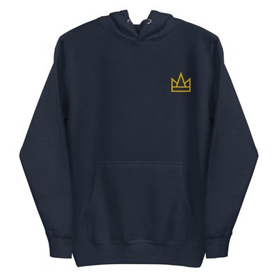 Crown Unisex Embroidered Hoodie