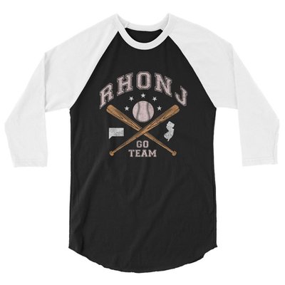 The Real Housewives Of New Jersey Baseball Logo Raglan