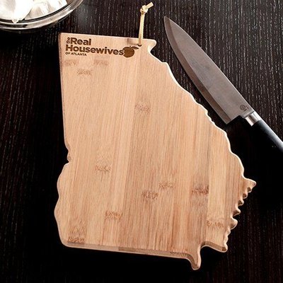 The Real Housewives Of Atlanta - Georgia Shaped Cutting Board