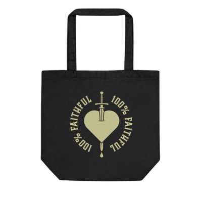 100% Faithful Tote Bag