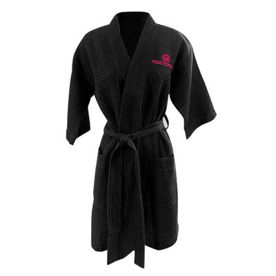 Black Waffle Robe