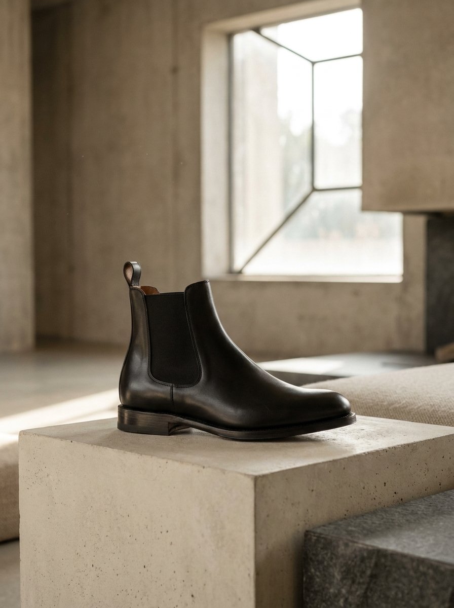 Leather Chelsea boot