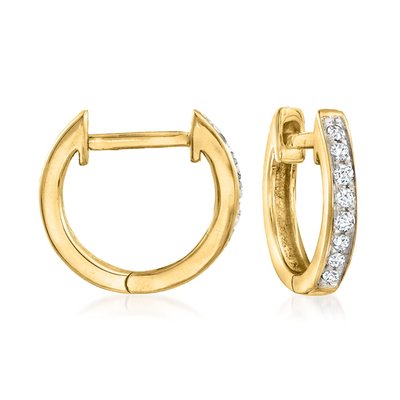 RS Pure Bezel-Set Diamond Ear Climbers