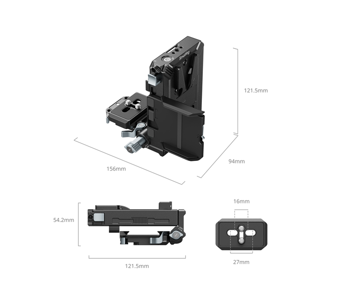 SmallRig V-Mount Battery Mount Plate Kit | ZR Accessories