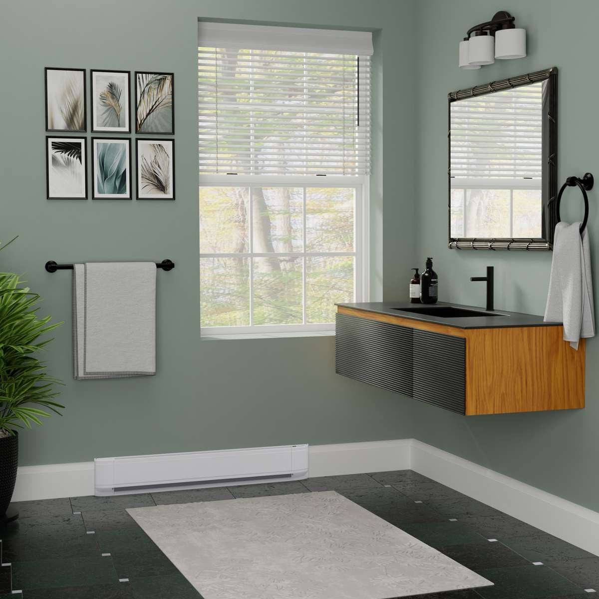 Eclipse Linear Electric Baseboard with Digital Thermostat - 40in