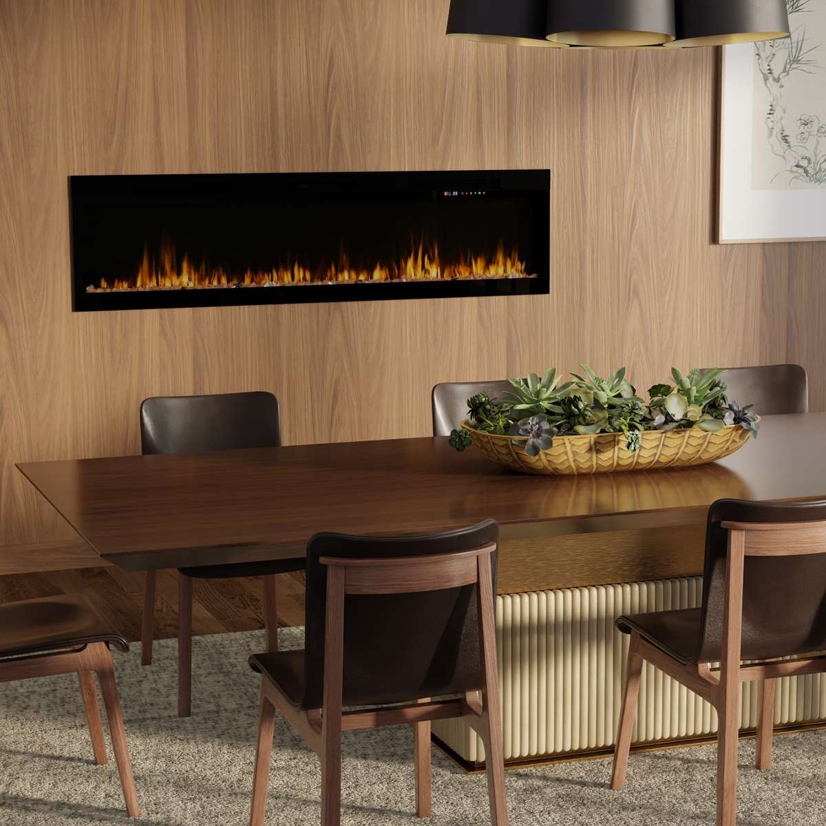 Vital Sense 74in Linear Fireplace | Dimplex