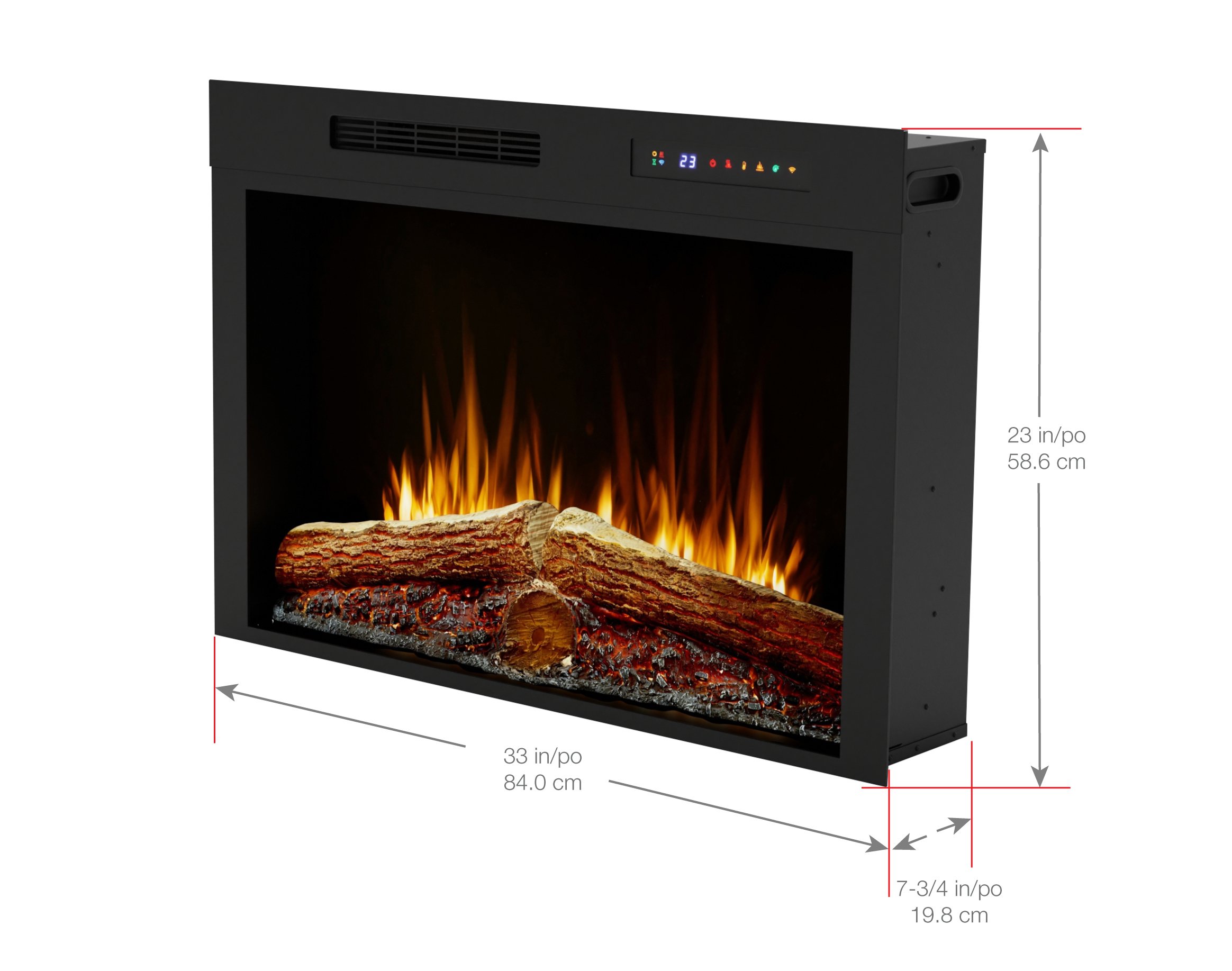 Vital Spark 33in Built-in Electric Firebox | Dimplex Vital Spark 33in Built-in Electric Firebox | Dimplex