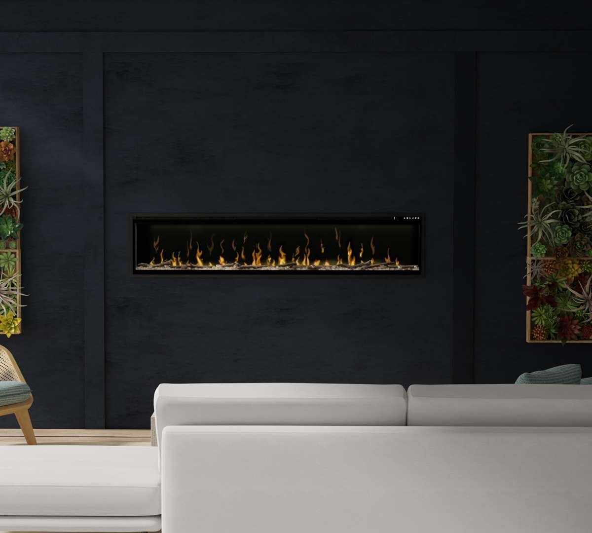 Ignite XL 74in Linear Electric Fireplace | Dimplex