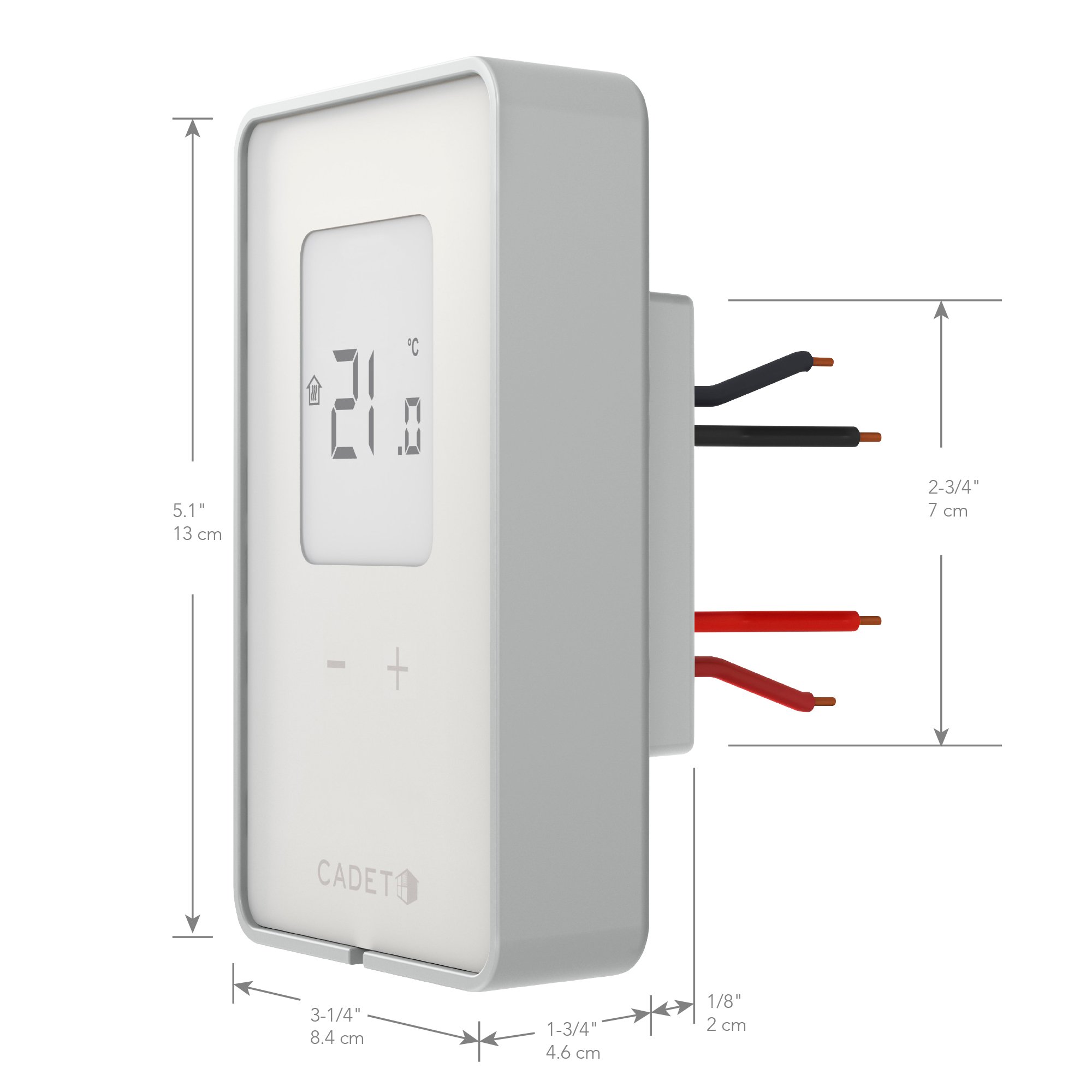 Thermostat Cadet TEN 252 DW - Tension De Ligne - Non Programmable - 240/208/120V - Neuf