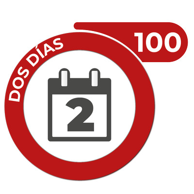 Combo 100 Guías Dos Días hasta 1kg por servicio