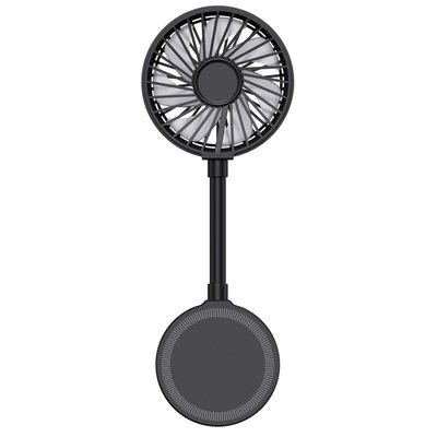 Magnetic Fan & Phone Stand - 8 Color Options - Black