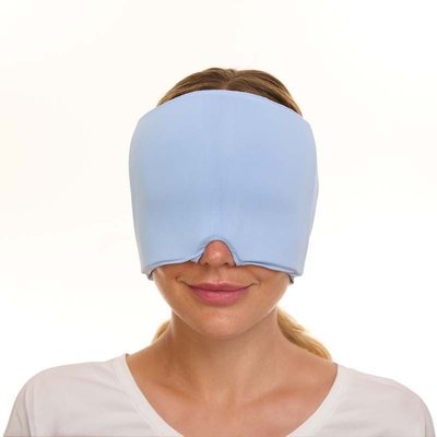 Cold/warm Soothing Head Wrap - Blue