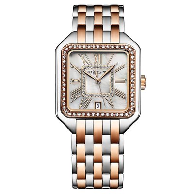 Women's Valencia Square Watch - 4 Color Options - Rose/Silver